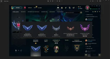 Conta de lol que já foi challenger.