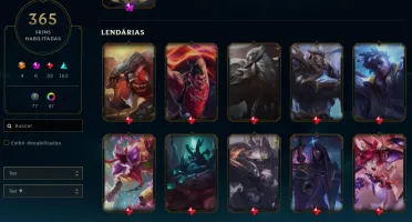 Conta de lol que já foi challenger.