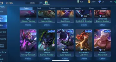 Conta top mbl