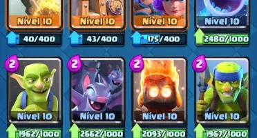 Clash Royale level 11 desafiante 1 qs tds lendarias