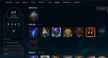 Conta LOL 57 champs Prata