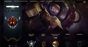 Conta LOL 57 champs Prata