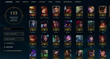 Conta LOL 57 champs Prata
