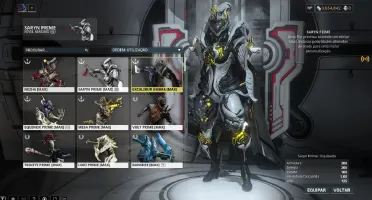 Conta Warframe Maestria 19 muito forte!