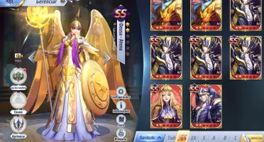 Saint Seiya Awakening: KOTZ lvl 70 com todos os SS