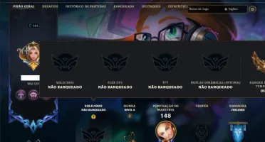 Unranked com 50 Champs e 23 Skins ( SUP / MID )