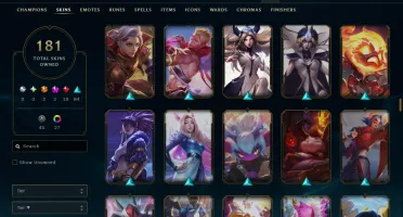 Conta Lol 181 Skins|Todos Os Bonecos|Full Acesso