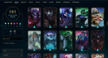 Conta Lol 181 Skins|Todos Os Bonecos|Full Acesso