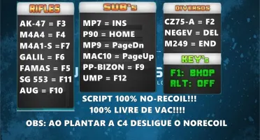 No Recoil CSGO Sensibilidade 2.5