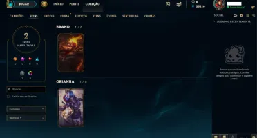 Conta LOL Borda Diamante 2019 Smurf 5