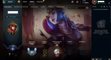 Conta LOL Borda Diamante 2019 Smurf 5