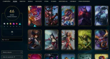 [Entrega Automática] Lol Ferro,46 Skins, 44K Ea, Upada À mao