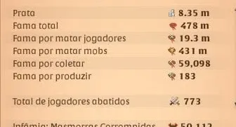 Conta com 500m de fama