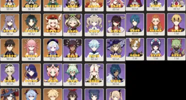 CONTA GENSHIN AR58 - 13 PERSONAGENS 5⭐- 5 ARMAS 5⭐