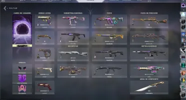 Conta Valorant com muitas skins ( Muitas facas e armas )