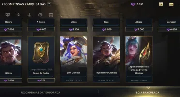 Conta wild rift com 65 skins e passe ativo.