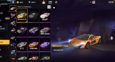 Conta de free fire muito antiga