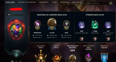Conta League Of Legends, Todos Os Campeões, 145 Skins, Gold2
