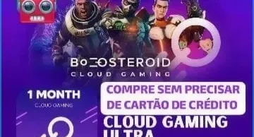 Boosteroid 14 dias + 2 Jogos de Brinde