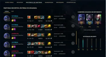 Conta League Of Legends