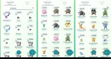 Conta Pokemon go lvl 34 +140 Shiny