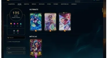CONTA LOL - NIVEL 300 + 100 SKINS + CROMAS