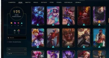 CONTA LOL - NIVEL 300 + 100 SKINS + CROMAS