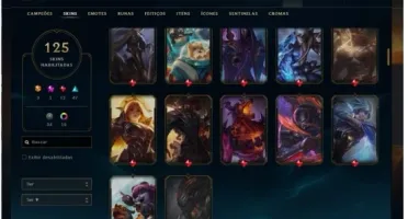 CONTA LOL - NIVEL 300 + 100 SKINS + CROMAS