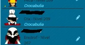 5 lvl 200 na mesma conta