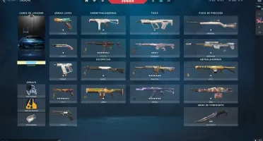 CONTA VALORANT DIMA1 - 2 FACAS, 2VANDAL ENTRE OUTRAS SKINS
