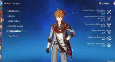 AR 55(XIAO+DILUC+CHILDE+KEQING+TUM.DO LOBO+70 DESTINOS)