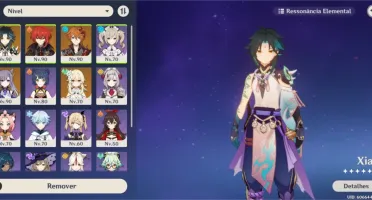 AR 55(XIAO+DILUC+CHILDE+KEQING+TUM.DO LOBO+70 DESTINOS)