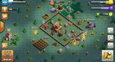 CLASH OF CLANS CV 9 LVL 100