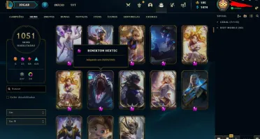Conta LoL / Full Champ / Mais de 1000 Skins