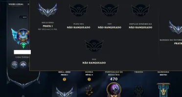 Bronze 1 com TODOS os Champs e 127 Skins (Mais de 100 Jogos)