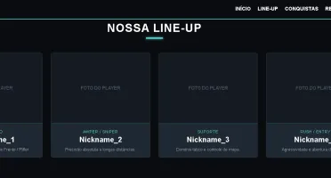 đ€ Site/Landing Page Premium Para Guildas e Line-ups de eSpo