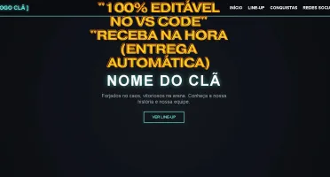 đ€ Site/Landing Page Premium Para Guildas e Line-ups de eSpo