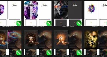 150 Evangélicas - Artes Corel e PNG + Bonus