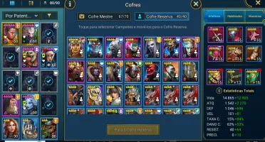 Conta Raid Shadow Legends Lvl57 com vários lendário top tier