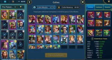 Conta Raid Shadow Legends Lvl57 com vários lendário top tier
