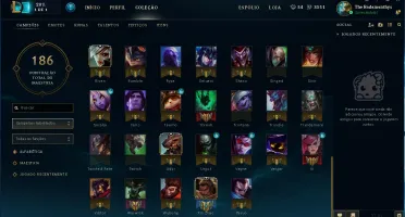 Conta LVL 30 50 Skins 82 Champs 96 Icones OURO 5