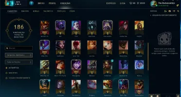 Conta LVL 30 50 Skins 82 Champs 96 Icones OURO 5