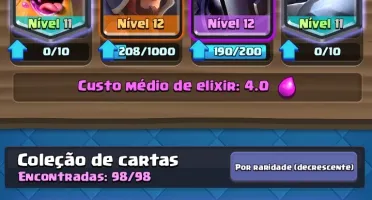 Conta clash Royale