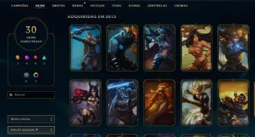 Conta League of Legends 88 champs / 30 skins / 14K DE EA