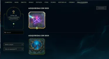 Pax Sivir / Jinx fragmentada 1540 Skins e muita mais!