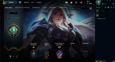 CONTA LOL ICONE DE PLATINA SEASON 9 E MMR ALTO