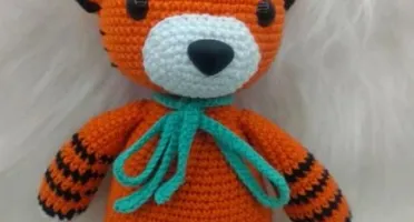Amigurumi Tigrinho em Crochê