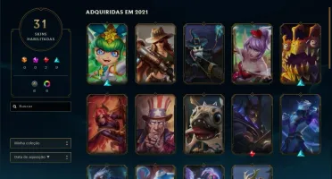 Conta LOL PLatina Smurf