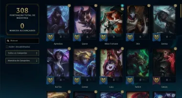 Conta LOL PLatina Smurf