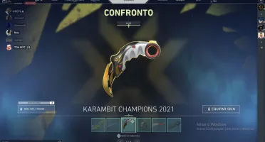 conta valorant skin champions e outras
